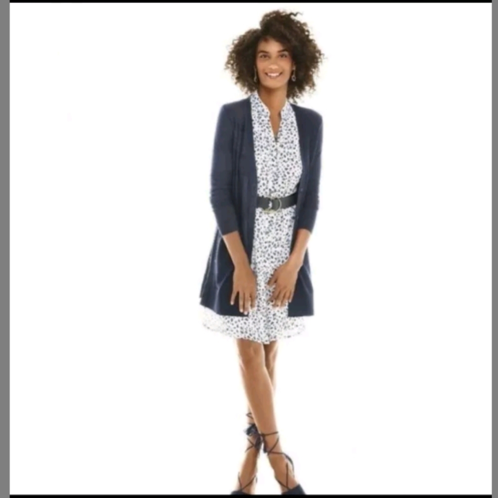 Cabi 5233 Camilla amimal Sleeveless Shirt Dress